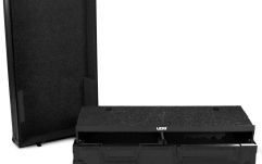 Flightcase echipamente DJ UDG Ultimate Flight Case Turntable & MIxer -  Laptop Shelf, + Trolley & Wheels