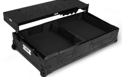 Flightcase echipamente DJ UDG Ultimate Flight Case Turntable & MIxer -  Laptop Shelf, + Trolley & Wheels