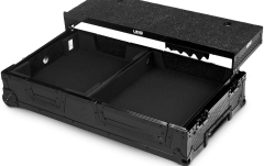Flightcase echipamente DJ UDG Ultimate Flight Case Turntable & MIxer -  Laptop Shelf, + Trolley & Wheels
