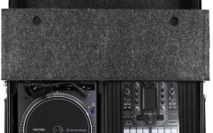 Flightcase echipamente DJ UDG Ultimate Flight Case Turntable & MIxer -  Laptop Shelf, + Trolley & Wheels