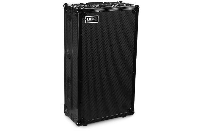 Flightcase echipamente DJ UDG Ultimate Flight Case Turntable & MIxer -  Laptop Shelf, + Trolley & Wheels