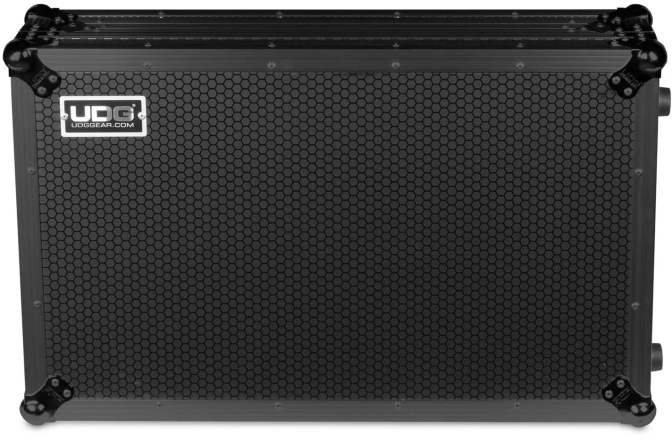 Flightcase pentru console DJ UDG Ultimate Flight Case DDJ-REV7 Plus - Laptop Shelf + Wheels