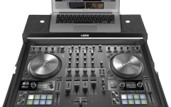 Flightcase pentru console DJ UDG Ultimate Flight Case NI Traktor Kontrol S4 Plus Laptop Shelf