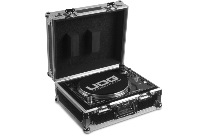 Flightcase pentru Turntable UDG Ultimate Flight Case Multi Format Turntable mk2 - Silver