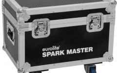 Flightcase PRO pentru 2 x Eurolite Spark Master Roadinger Flightcase 2x Spark Master with wheels