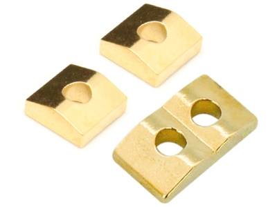  FR7NCBG3P - 7-String Nut Clamping Blocks (3 pcs) - Gold