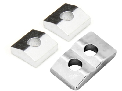  FR7NCBSC3P - 7-String Nut Clamping Blocks (3 pcs) - Satin Chrome