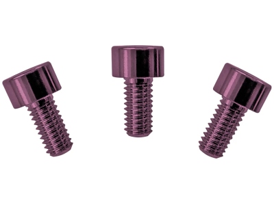  FRNCSPKP - Color Stainless Steel Nut Clamping Screws (3 pcs), Pink