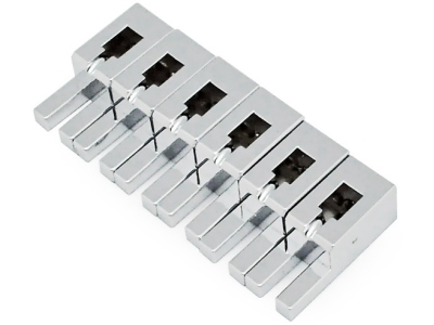  FRNFTBSSCP - Non-Fine Tuner Saddle Set - Chrome