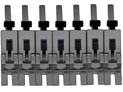  FRP17BSSBN - 1000 Series Pro 7-String Saddle Set - Black Nickel