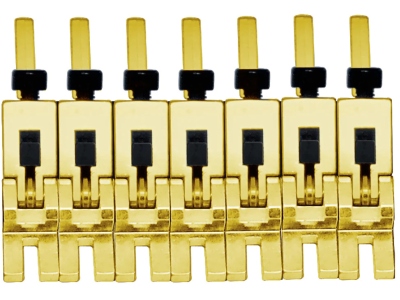  FRP17BSSG - 1000 Series Pro 7-String Saddle Set - Gold