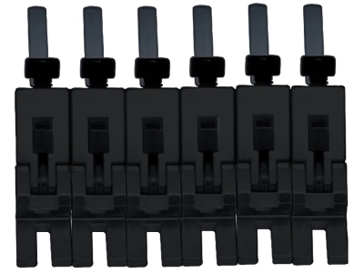  FRP1BSSB - 1000 Series Pro 6-String Saddle Set - Black