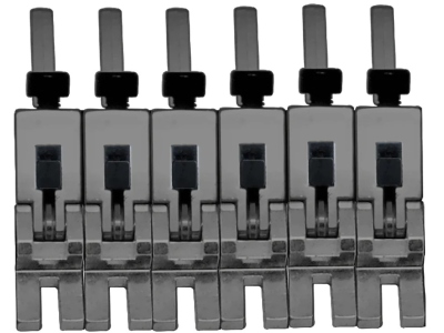  FRP1BSSBN - 1000 Series Pro 6-String Saddle Set - Black Nickel