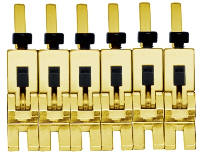  FRP1BSSG - 1000 Series Pro 6-String Saddle Set - Gold