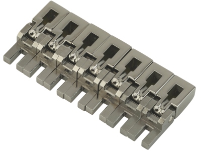 FRS27BSSBN - Special Series 7-String Bridge Saddles Set - Black Nickel