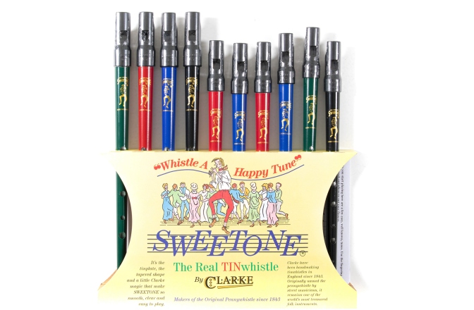 Fluierași Clarke Pennywhistle Sweetone Set 10 pcs