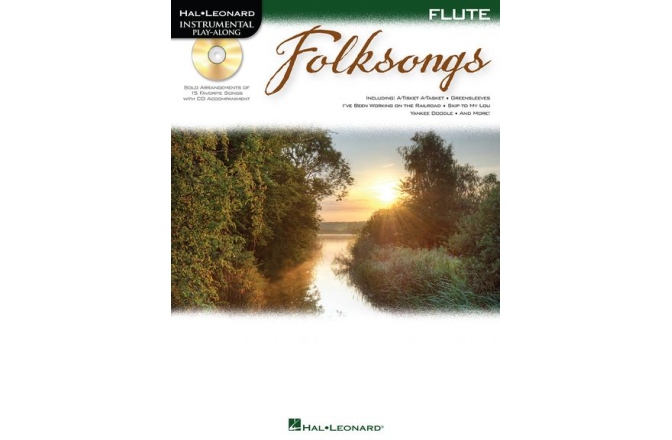 No brand Flute Play-Along: Folksongs