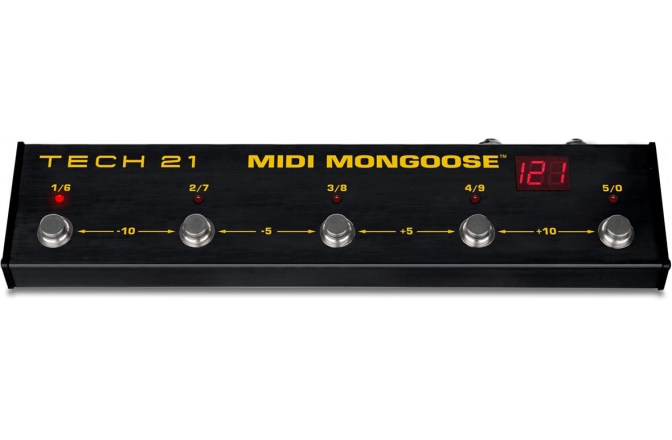 Footswitch MIDI Tech 21 MIDI Mongoose