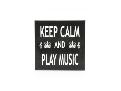 Fridge Magnet Keep Calm & Play Music 