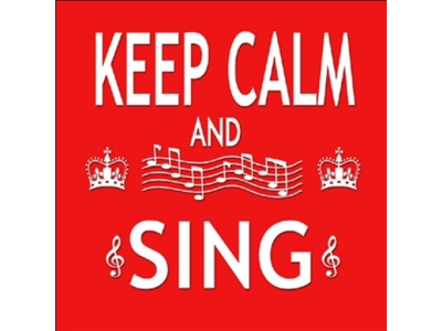 Fridge Magnet Keep Calm & Sing