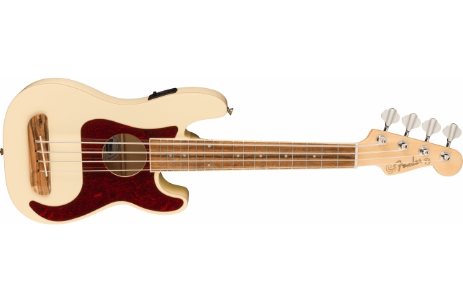FULLERTON PRECISION BASS Fender Fullerton Precision Bass Uke Walnut Fingerboard, Tortoiseshell Pickguard, Olympic White