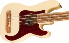 FULLERTON PRECISION BASS Fender Fullerton Precision Bass Uke Walnut Fingerboard, Tortoiseshell Pickguard, Olympic White