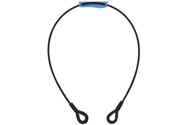 Steel Rope 1000x6mm black with Thimbles