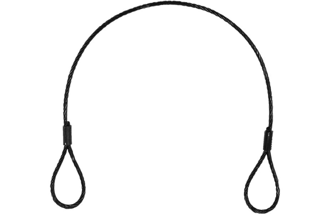 Funie de oțel Eurolite Steel Rope (SC) 400x3mm black