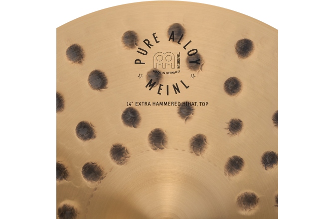 Fus-cinel (Hi-hat) Meinl Pure Alloy Extra Hammered Hihat - 14''