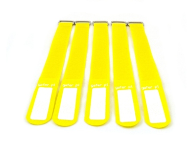 Tie Straps 25x260mm 5 pieces yellow