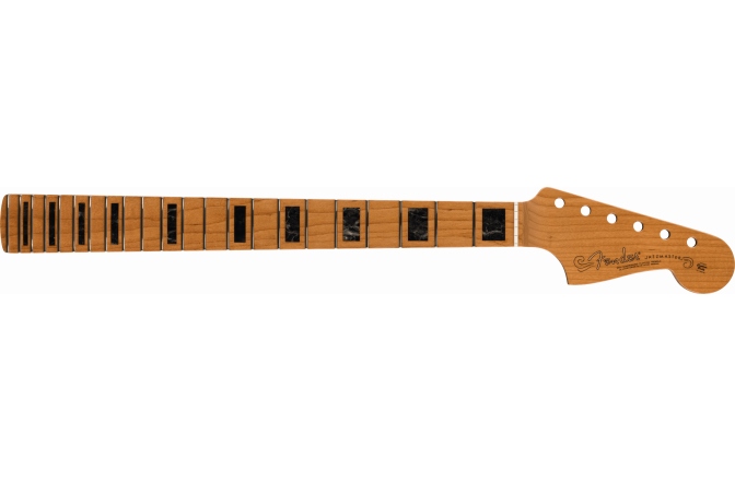 Gât de Chitară Fender Roasted Jazzmaster Neck Block Inlays 22 Medium Jumbo Frets 9.5" Radius Maple Modern C Shape
