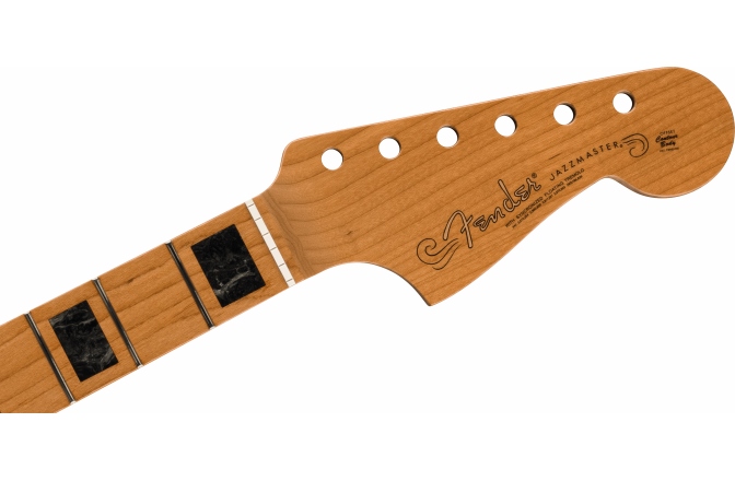Gât de Chitară Fender Roasted Jazzmaster Neck Block Inlays 22 Medium Jumbo Frets 9.5" Radius Maple Modern C Shape
