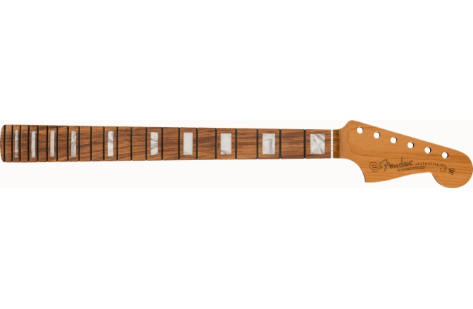 Gât de Chitară Fender Roasted Jazzmaster Neck Block Inlays 22 Medium Jumbo Frets 9.5" Radius Pau Ferro Modern C Shape