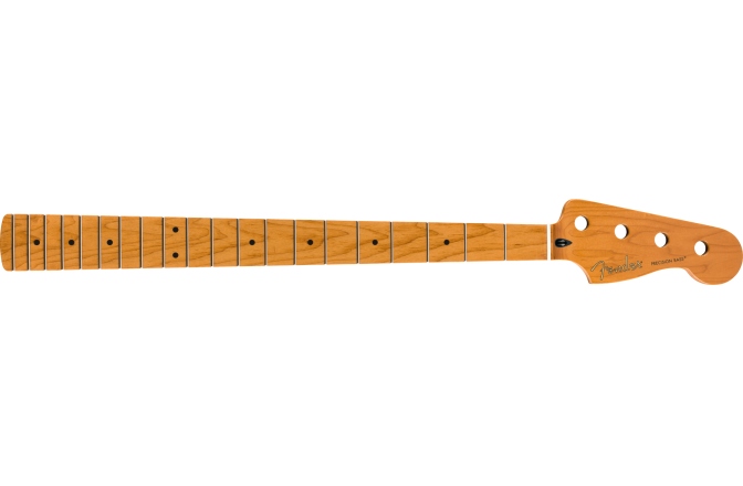 Gât de Chitară Fender Roasted Maple Precision Bass Neck 20 Medium Jumbo Frets 9.5" Maple C Shape