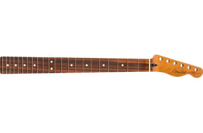 Gât de Chitară Fender Roasted Maple Telecaster Neck 22 Jumbo Frets 12" Pau Ferro Flat Oval Shape