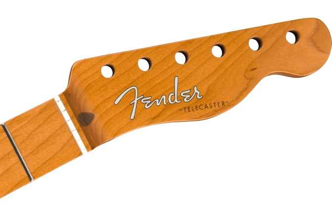 Gât de Chitară Fender Roasted Maple Vintera Mod '50's Telecaster Neck 21 Medium Jumbo Frets 9.5" "V" Shape