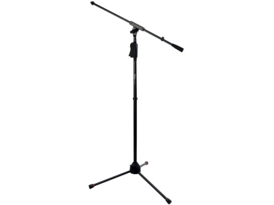 Deluxe Tripod Mic Stand with Single Section Boom