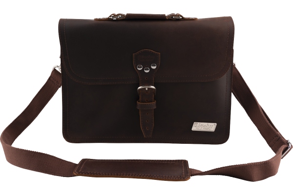 Bigsby Limited Edition Leather Laptop Bag Brown