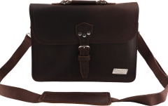 Geantă de Laptop Bigsby Limited Edition Leather Laptop Bag Brown