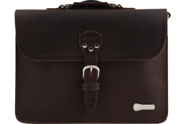 Charvel Limited Edition Leather Laptop Bag Brown