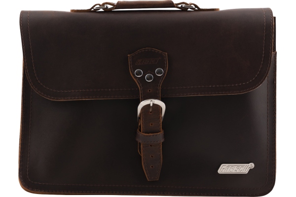 Limited Edition Leather Laptop Bag Brown