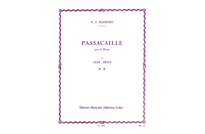 No brand Georg Friedrich Handel: Passacaglia (Harp Solo)