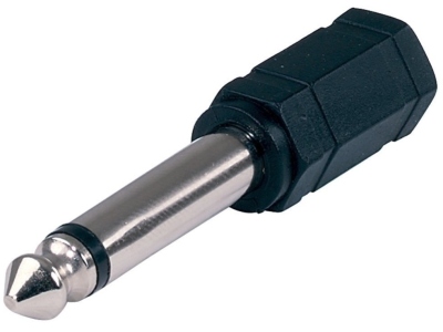 Adaptor 3.5 mm mono jack plug socket
