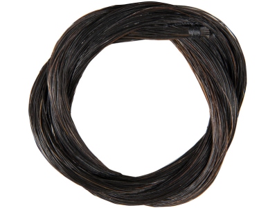 Violin/viola Bow Hair Premium Single layer black 33