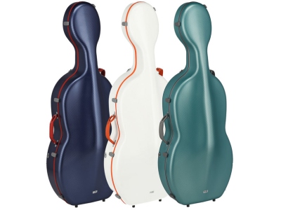 Polycarbonat FUN 4/4 albastru / rosu pt violoncel