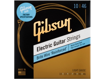 SEG-BWR10 Brite Wire Reinforced Electric Guitar Strings 10-46 Light