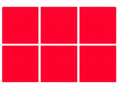 Acoustic Panels Spot Square 6Box Red EJ076
