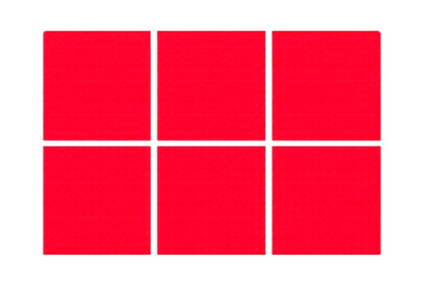 Acoustic Panels Spot Square 6Box Red EJ076 Acoustic Panels Spot Square 6Box Red EJ076