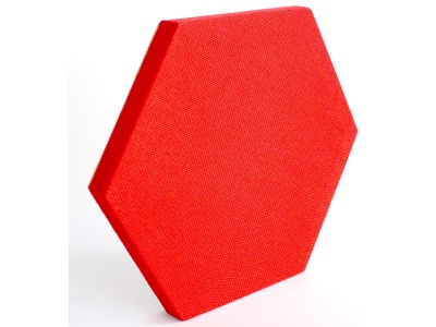 DecoShapes Hexagon Acoustic Panel Small 300x25mm Red EJ076