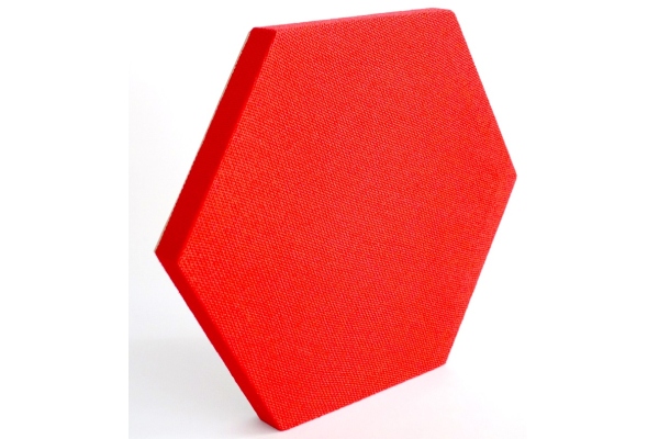 DecoShapes Hexagon Acoustic Panel Small 300x25mm Red EJ076 DecoShapes Hexagon Acoustic Panel Small 300x25mm Red EJ076